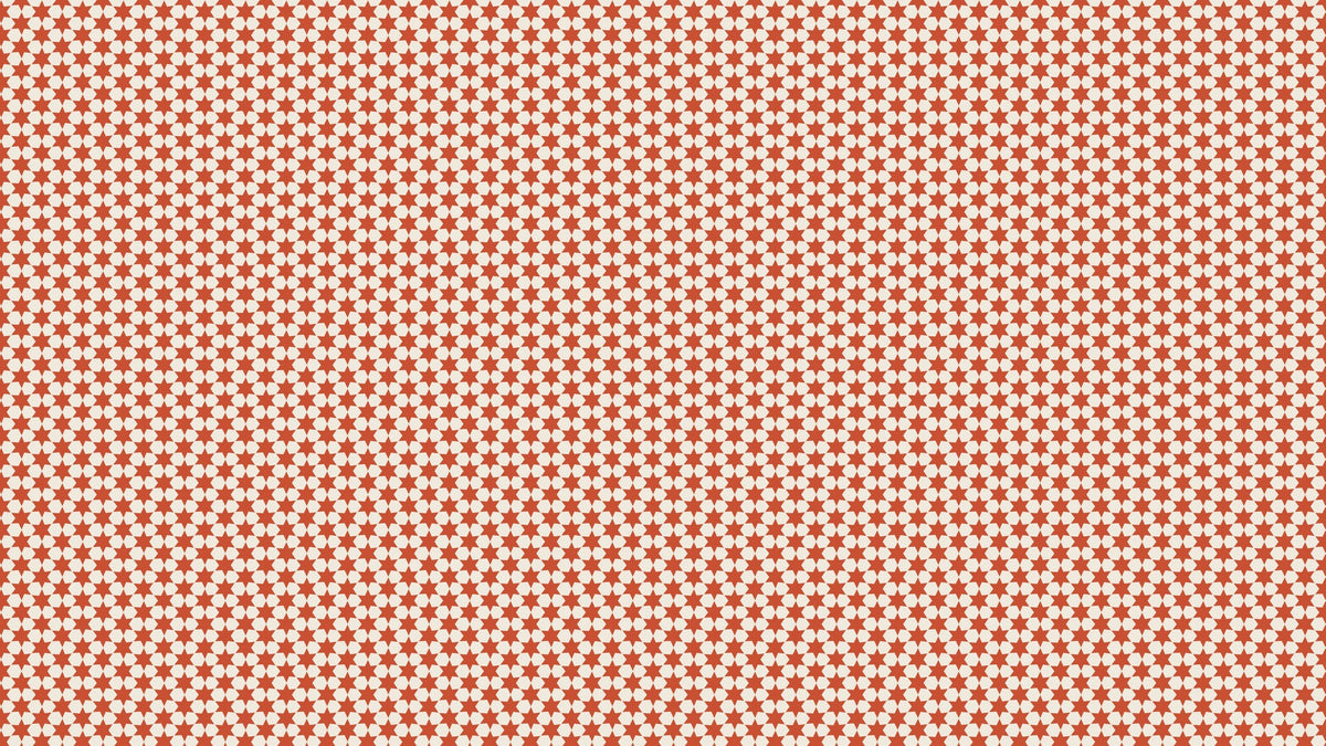 WALLPAPER ML;S STARS - WHITE/RED