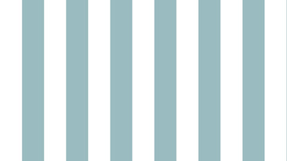 Große Streifen – Weiß/Mittelblau