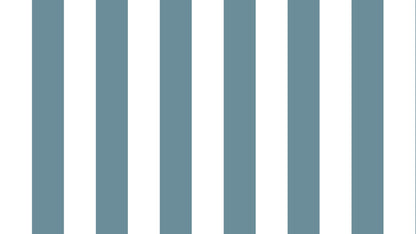 Große Streifen – Weiß/Großes Blau
