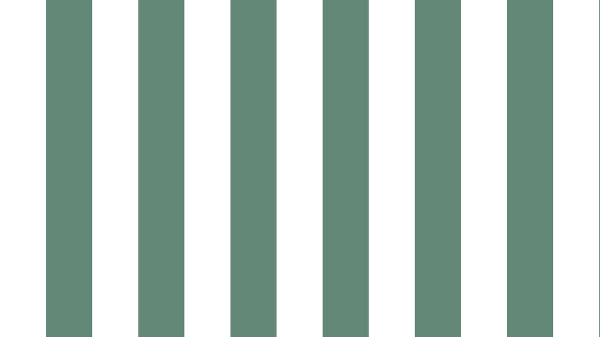 Big Stripes - White/Green Large