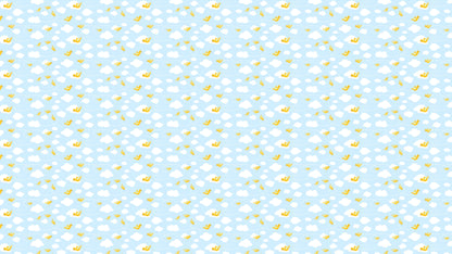 TAPETE BIRDIES – BLAU