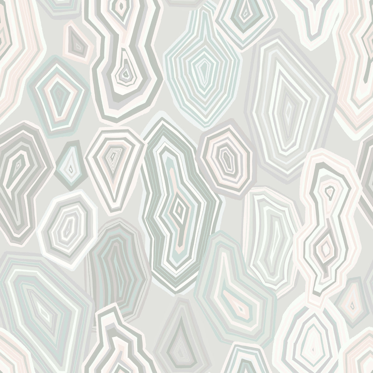 WALLPAPER AGATE MARBLE - GRAY