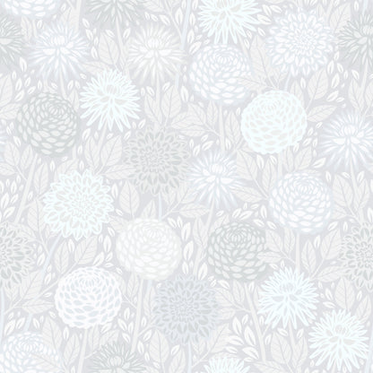 TAPETE DAHLIA DREAM COOL – GRAU
