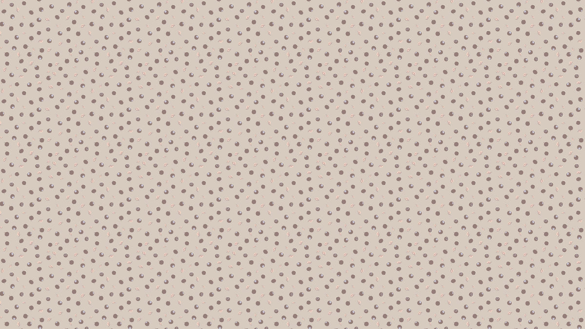WALLPAPER BLUEBERRY PUNCH - BROWN