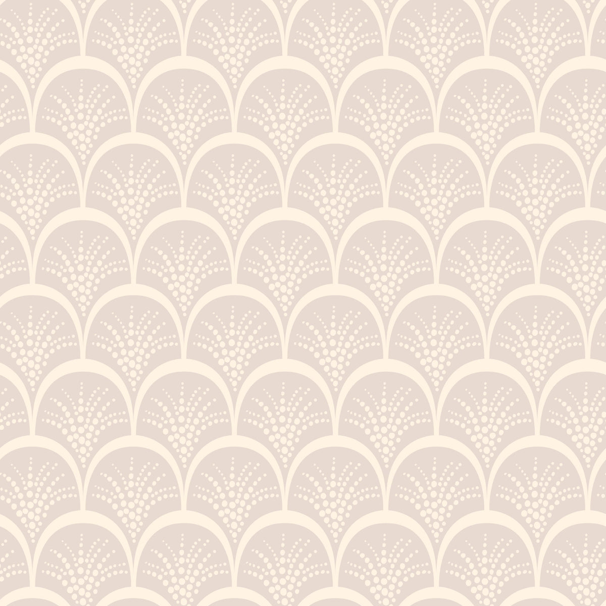 TAPETE FEDERFÄCHER UNTEN – BEIGE