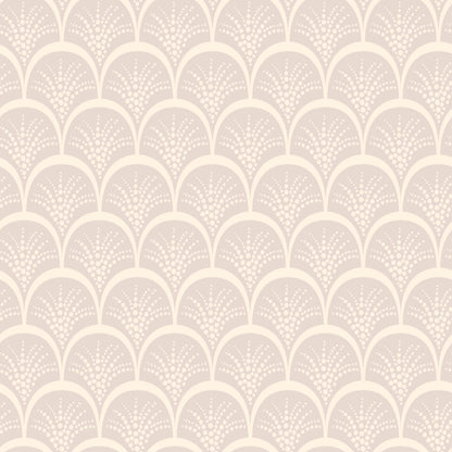TAPETE FEDERFÄCHER UNTEN – BEIGE