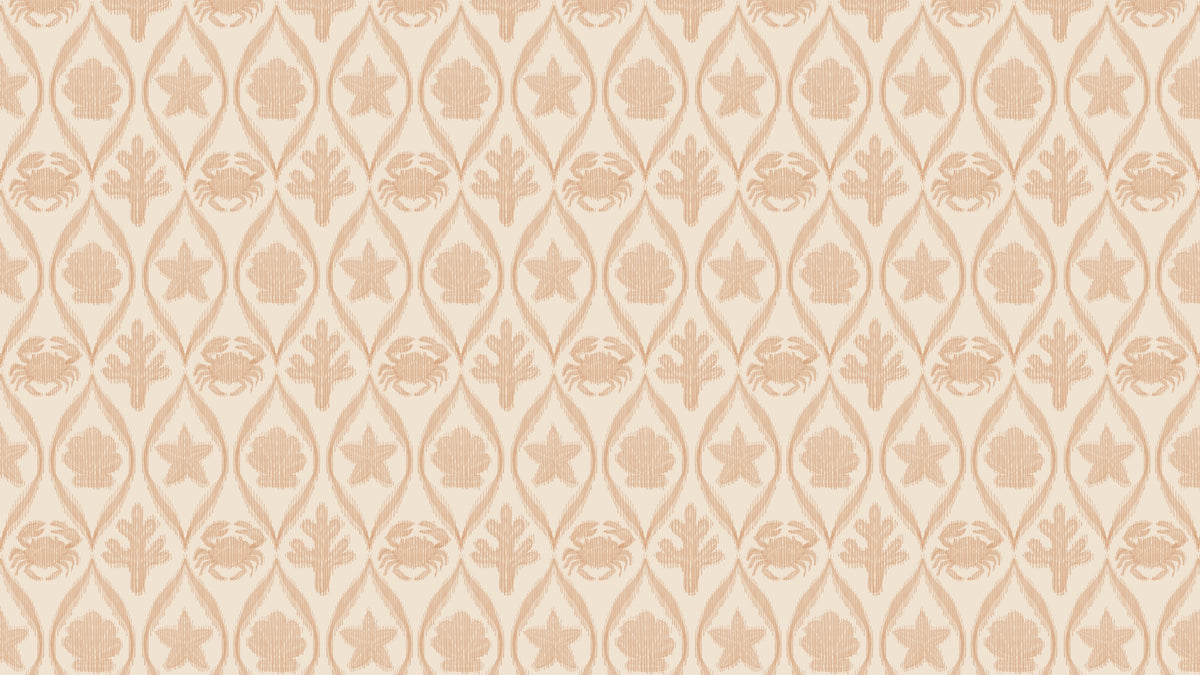 Strandleben Ikat – Terrakotta