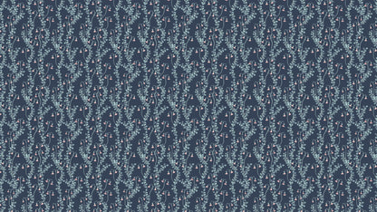 WALLPAPER LINNEA BOREALIS - NIGHT BLUE