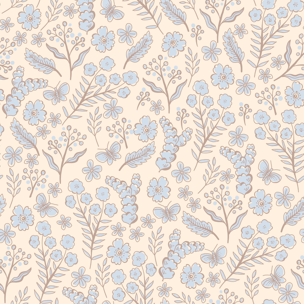 Wiese - Blau