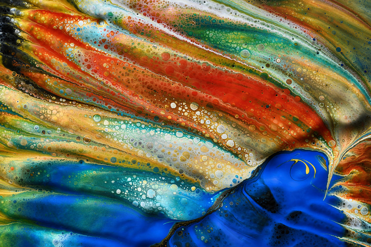 The blue fish