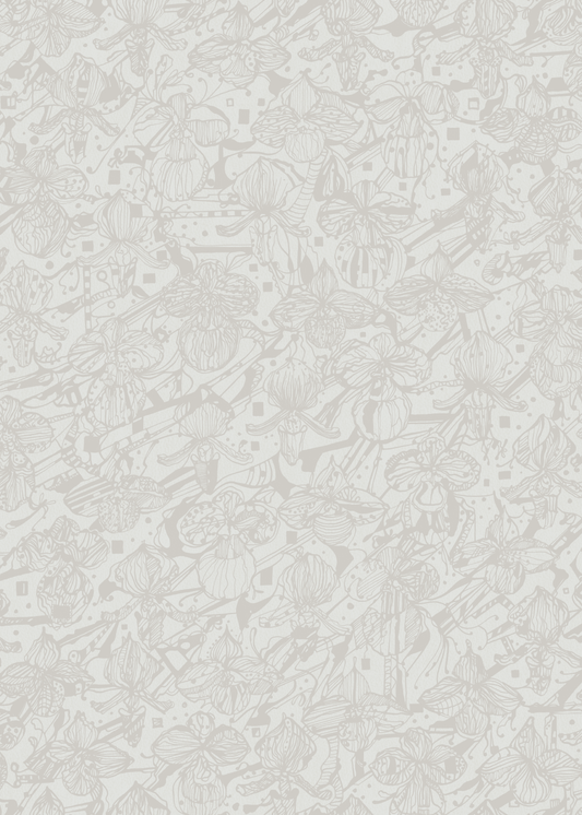 Orchideenblüten - Beige