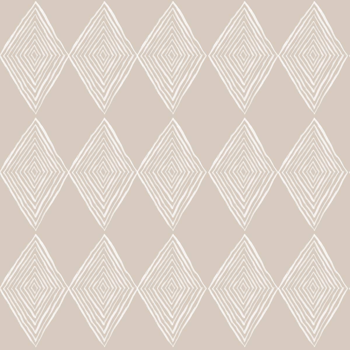 TAPET RHOMBOID - SANDBEIGE