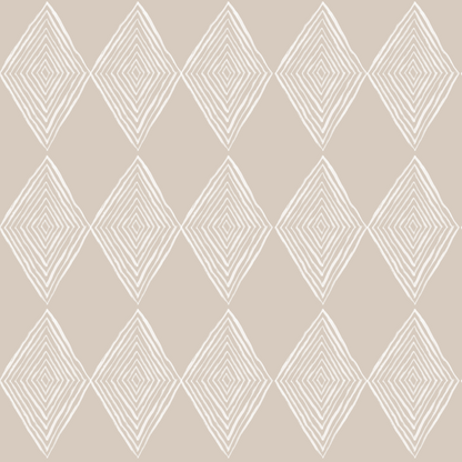 TAPET RHOMBOID - SANDBEIGE
