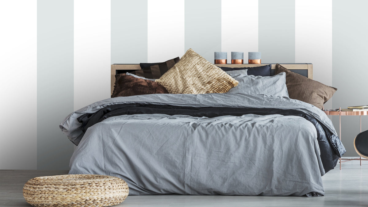 Big Stripes - White/Grey