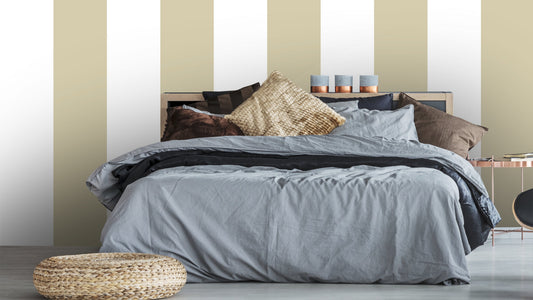 Big Stripes - White/Beige