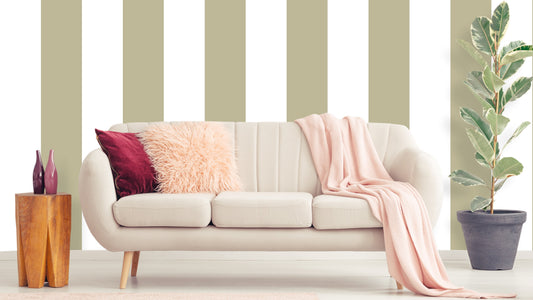 Big Stripes - White/Beige