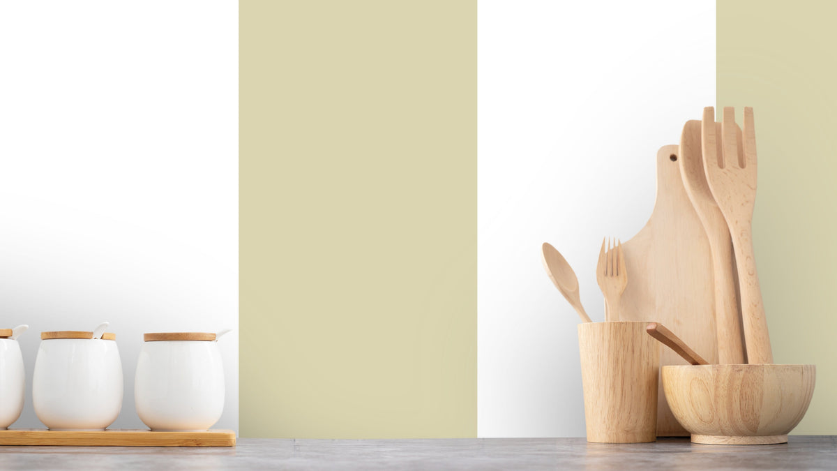 Big Stripes - White/Beach yellow