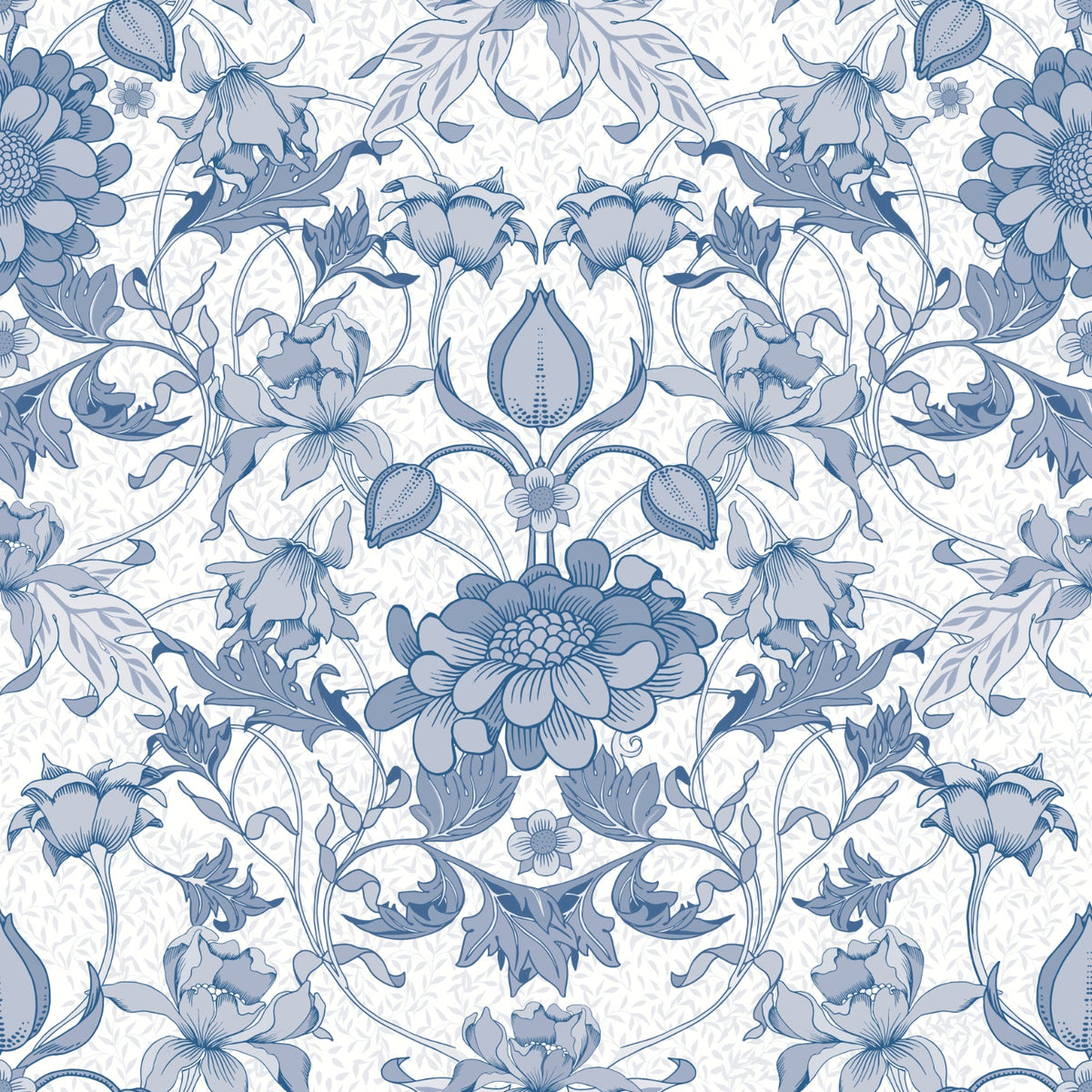 TAPETE SECRET GARDEN – ORIGINAL BLAU
