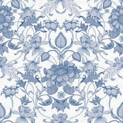 TAPETE SECRET GARDEN – ORIGINAL BLAU