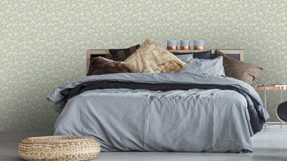 WALLPAPER MEADOW PISTACHIO - GREEN