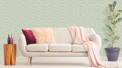 WALLPAPER MEADOW PISTACHIO - GREEN