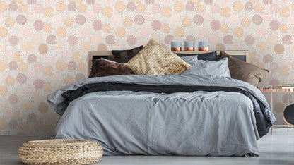 TAPETE DAHLIA DREAM – HELLES BEIGE