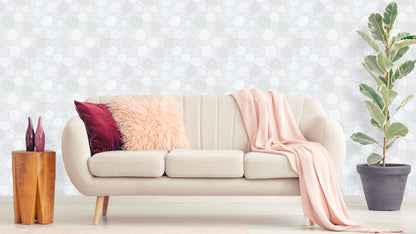 TAPETE DAHLIA DREAM COOL – GRAU