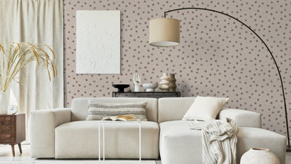 WALLPAPER BLUEBERRY PUNCH - BROWN