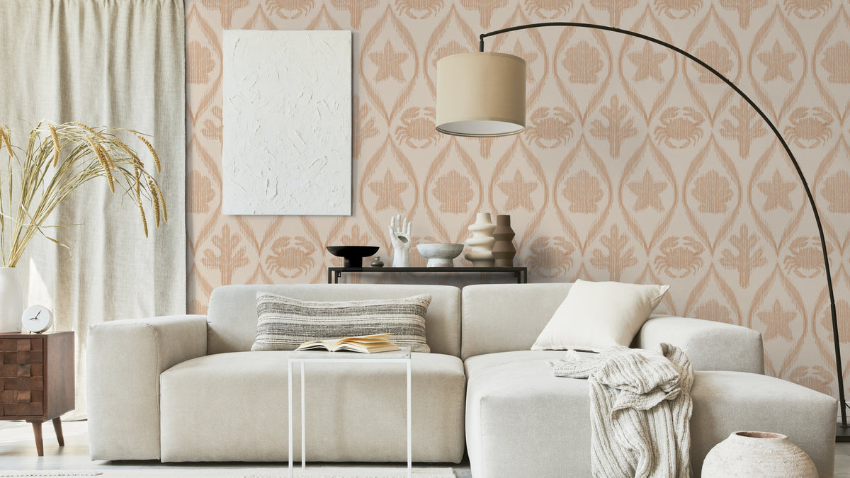 Strandleben Ikat – Terrakotta