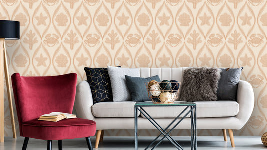 Strandleben Ikat – Terrakotta