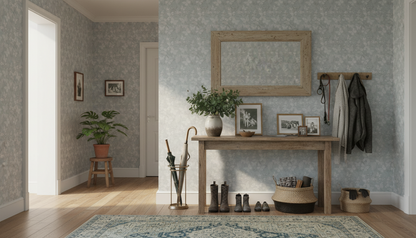 WALLPAPER MARIPOSA RAIN CLOUDS - GRAY