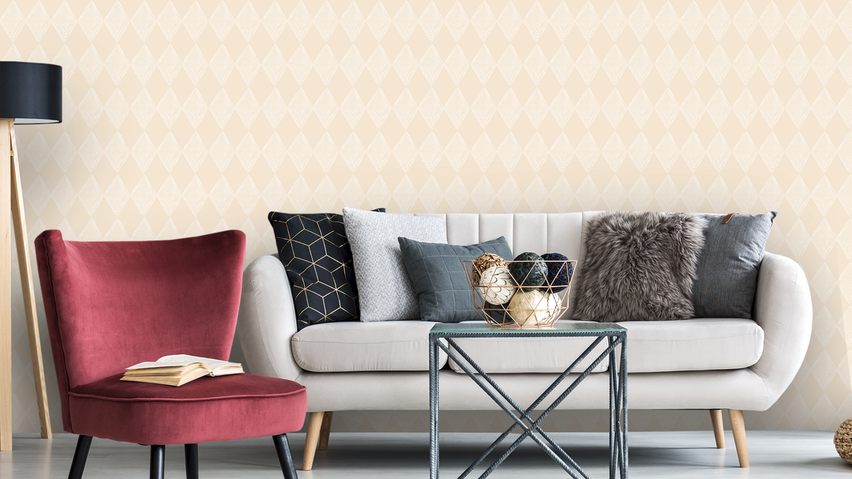 TAPET RHOMBOID - BEIGE