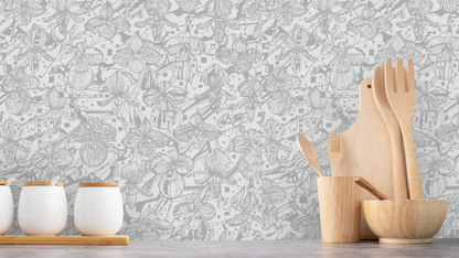 Orchid flowers - Grey