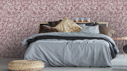 Orchideenblüten - Beige-Lila