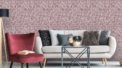 Orchideenblüten - Beige-Lila