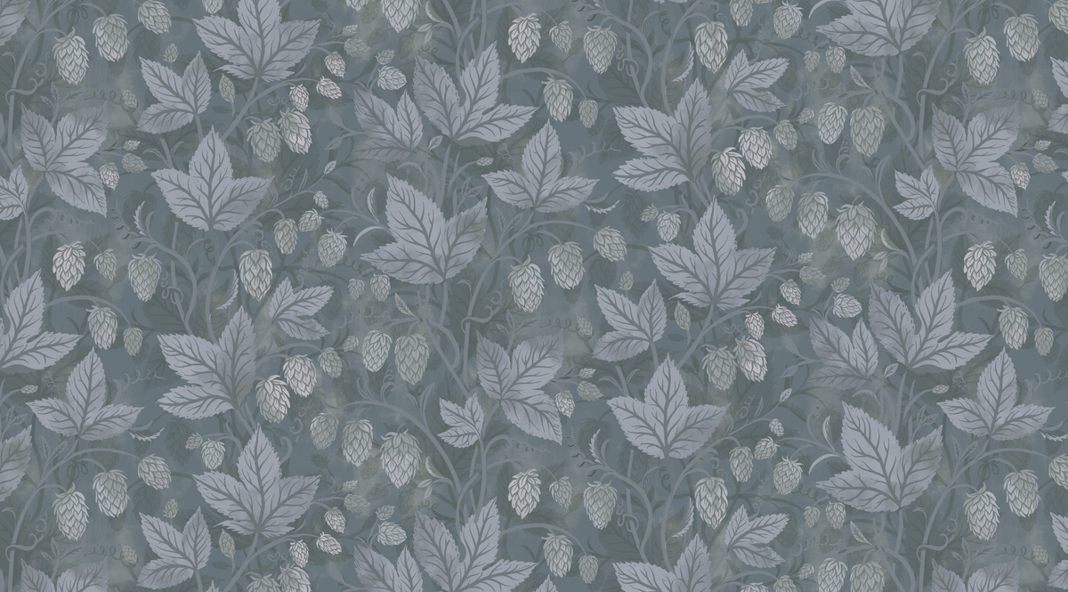 Trailing Hops - Silver Blue