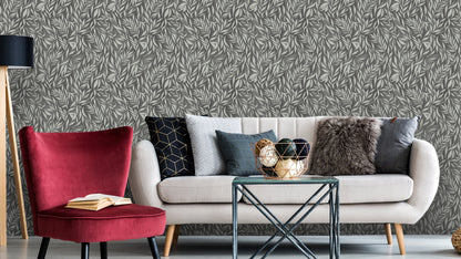 WALLPAPER KORSVIDE - PENCIL GRAY