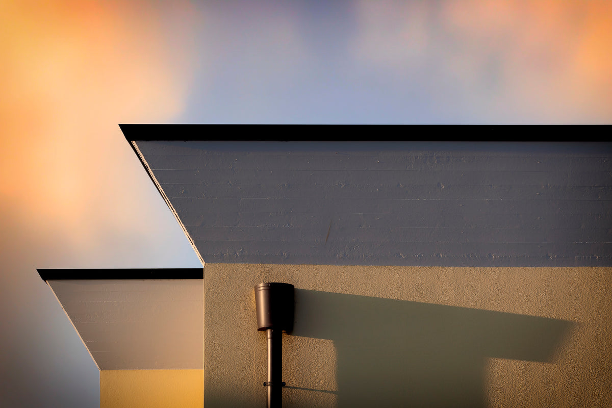 Schatten bei Sonnenuntergang