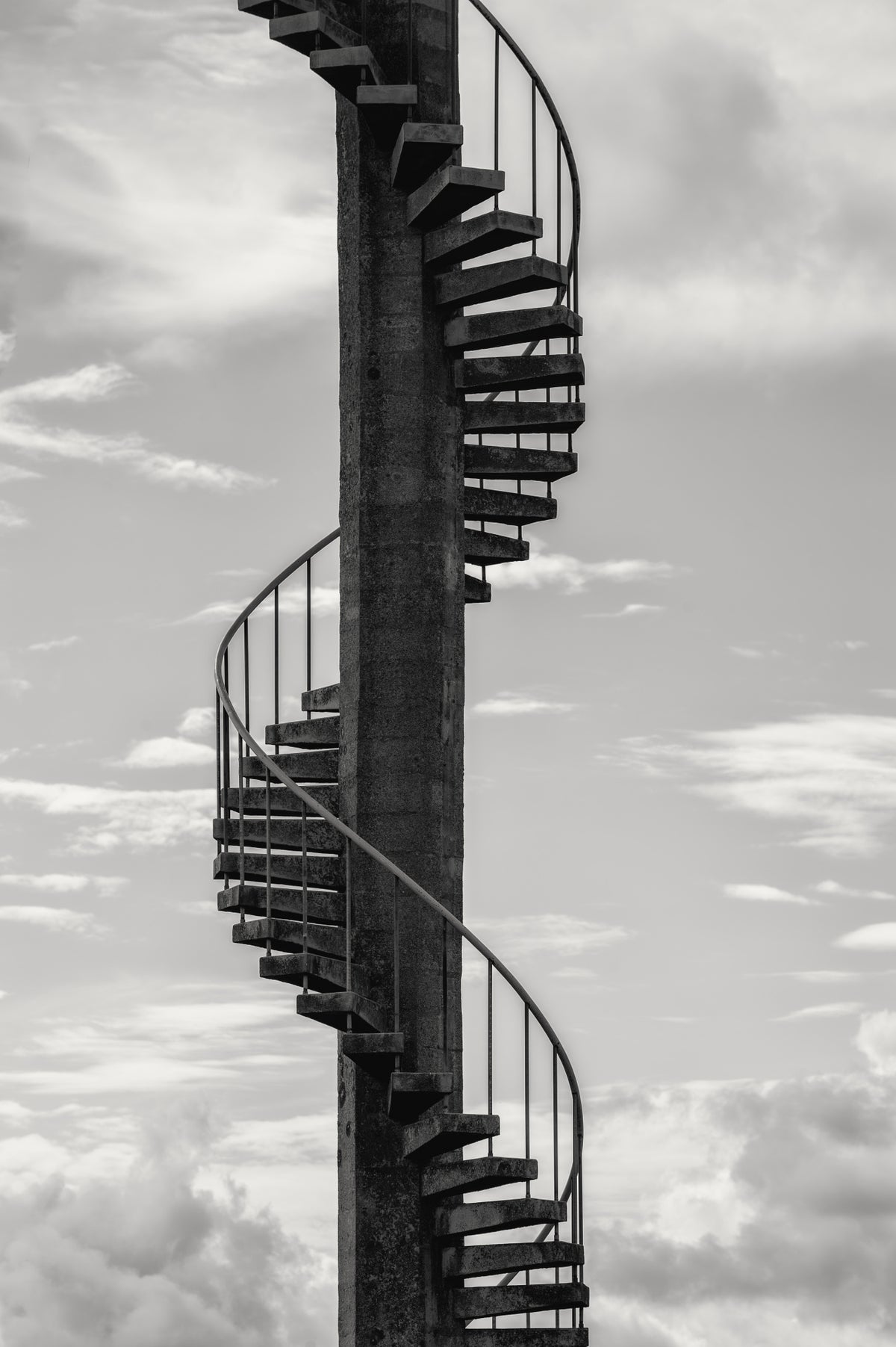 Treppe hoch