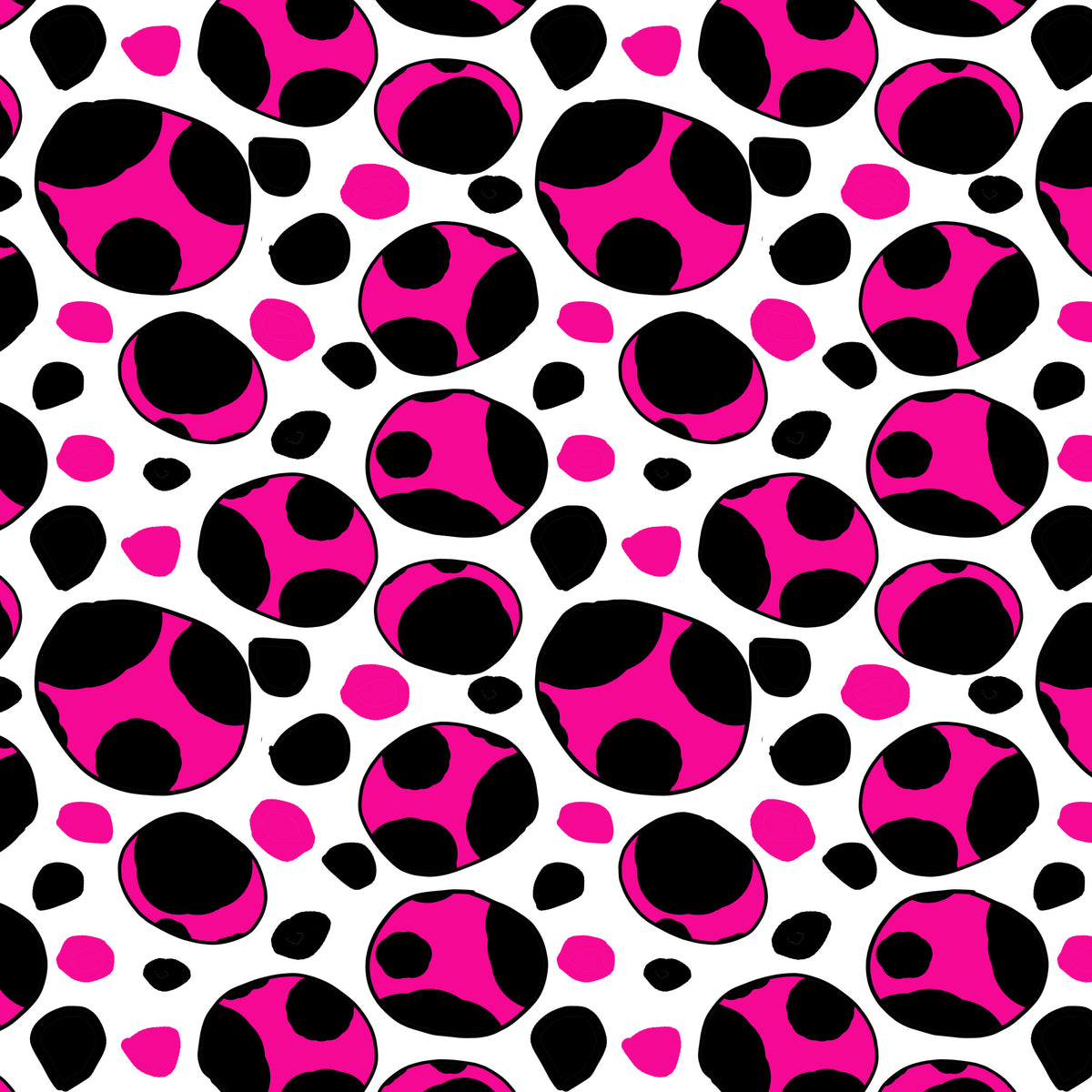 Fleckiges Retro-Rosa