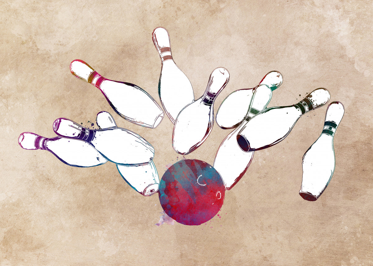 Bowlingsport Kunst 3