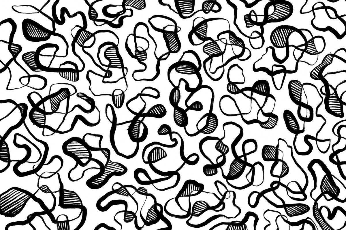 Abstract Thin Lines Pattern