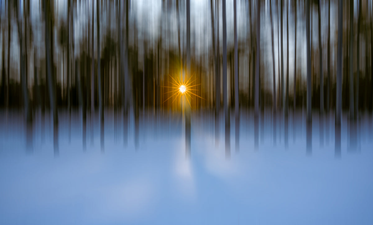 Sonnenuntergang im Winter