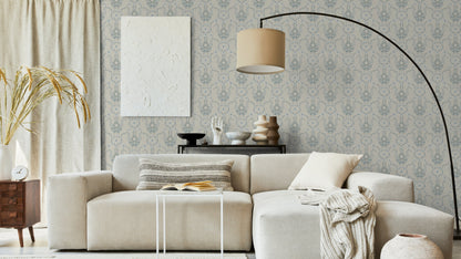 WALLPAPER SERENDIPITY - GRAY/BLUE