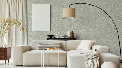 Linien – Beige und Gelbgrün