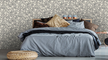 TAPETE JOANIE – HALBTROPFEN – CHARCOAL