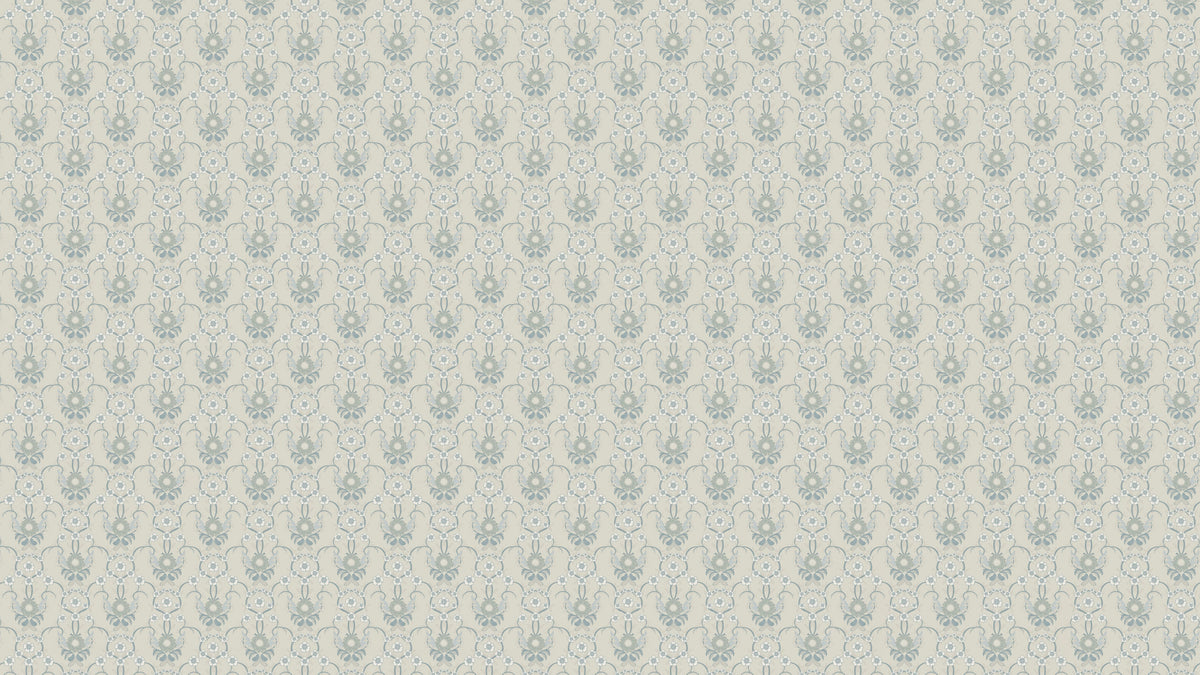 WALLPAPER SERENDIPITY - GRAY/BLUE