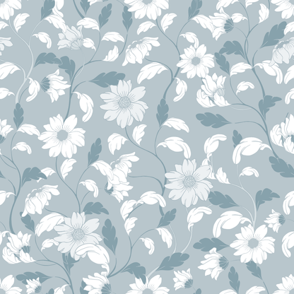 WALLPAPER GLORIA - LIGHT BLUE